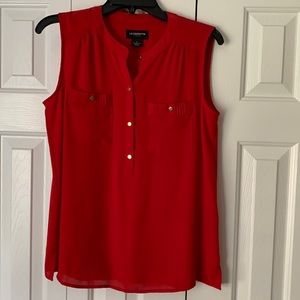 Liz Claiborne Career sleeveless blouse, size S